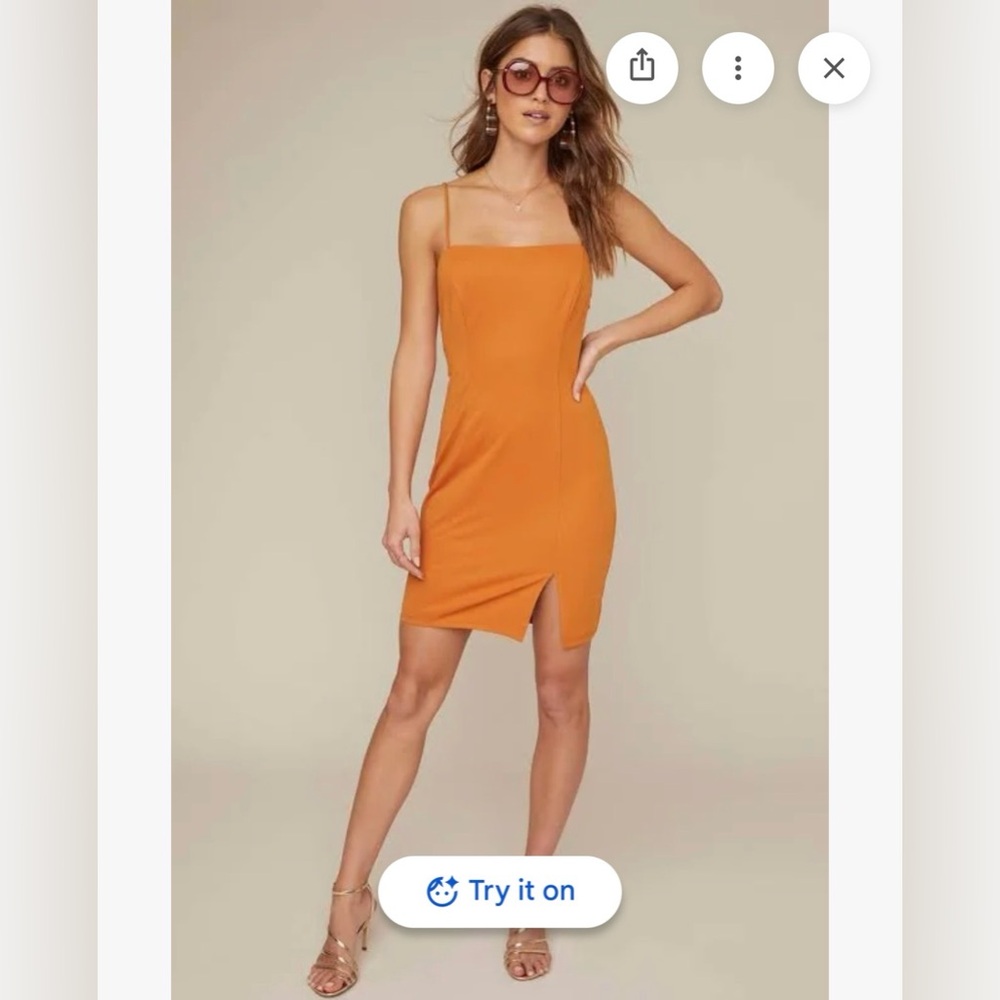 Astr the label Blake Orange Mini Dress